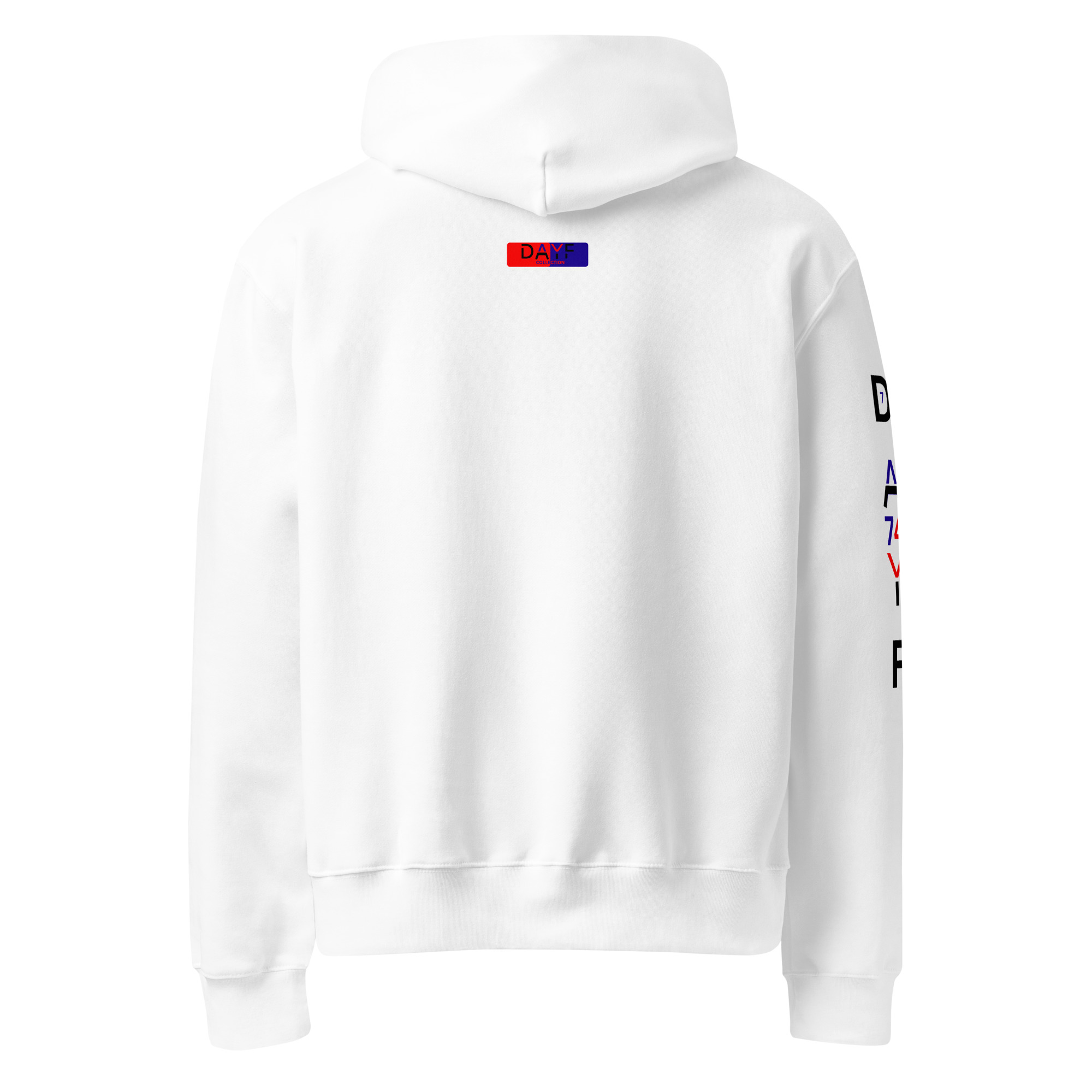 Original Dayf Design ES Collection Number 7 Oversize Heavyweight Hoodie Frente Cuento Poseo Guardo – Bild 12