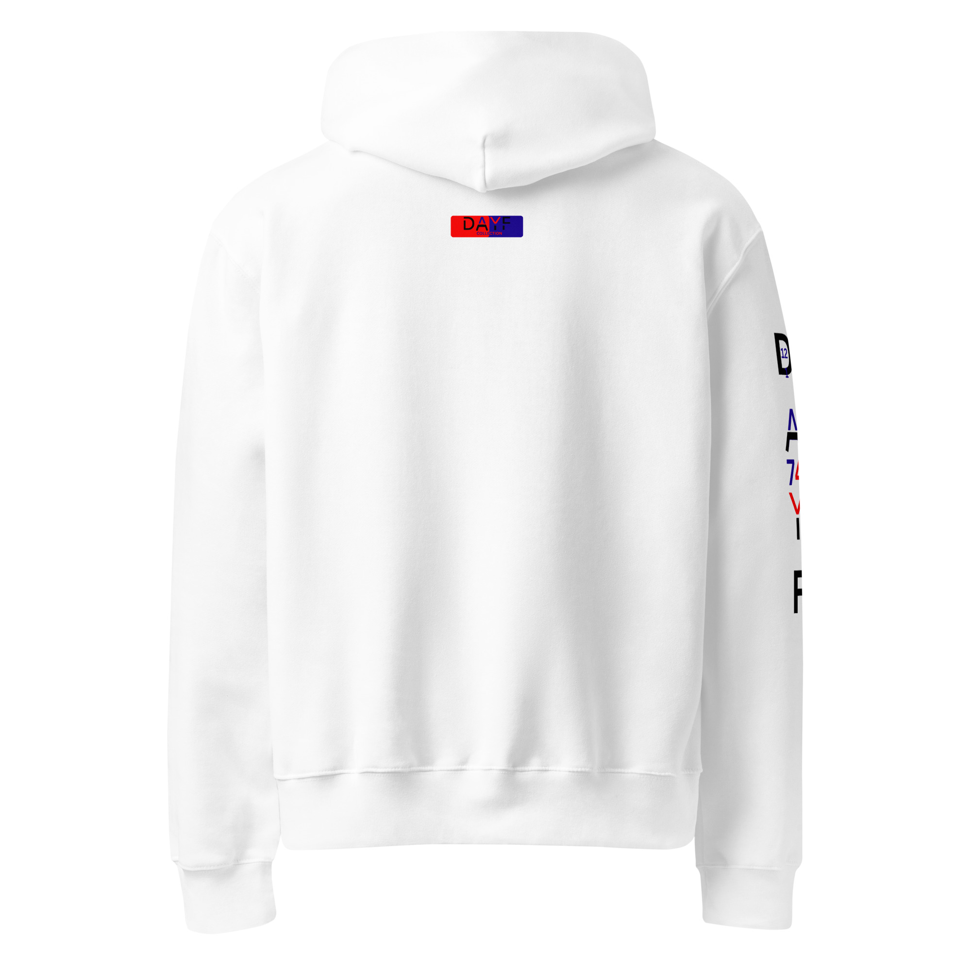 Original Dayf Design ES Collection Number 12 Oversize heavyweight hoodie Front Print – Bild 12