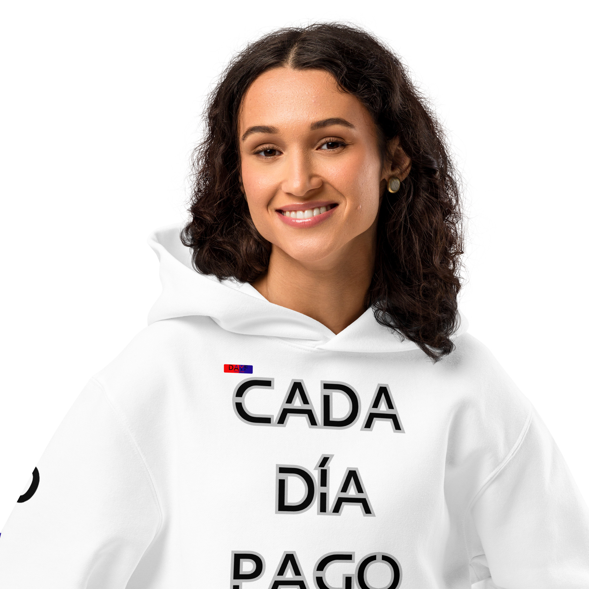 Original Dayf Design ES Collection Number 1 Oversize heavyweight hoodie Front Print – Bild 42