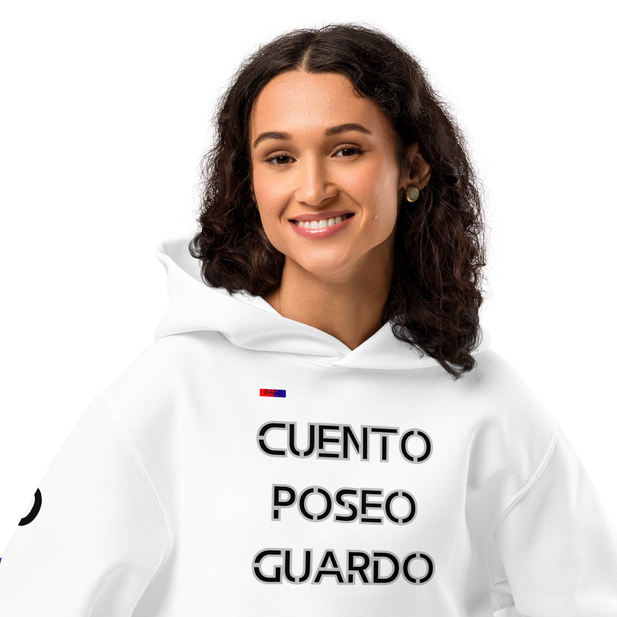 Original Dayf Design ES Collection Number 7 Oversize Heavyweight Hoodie Frente Cuento Poseo Guardo – Bild 42