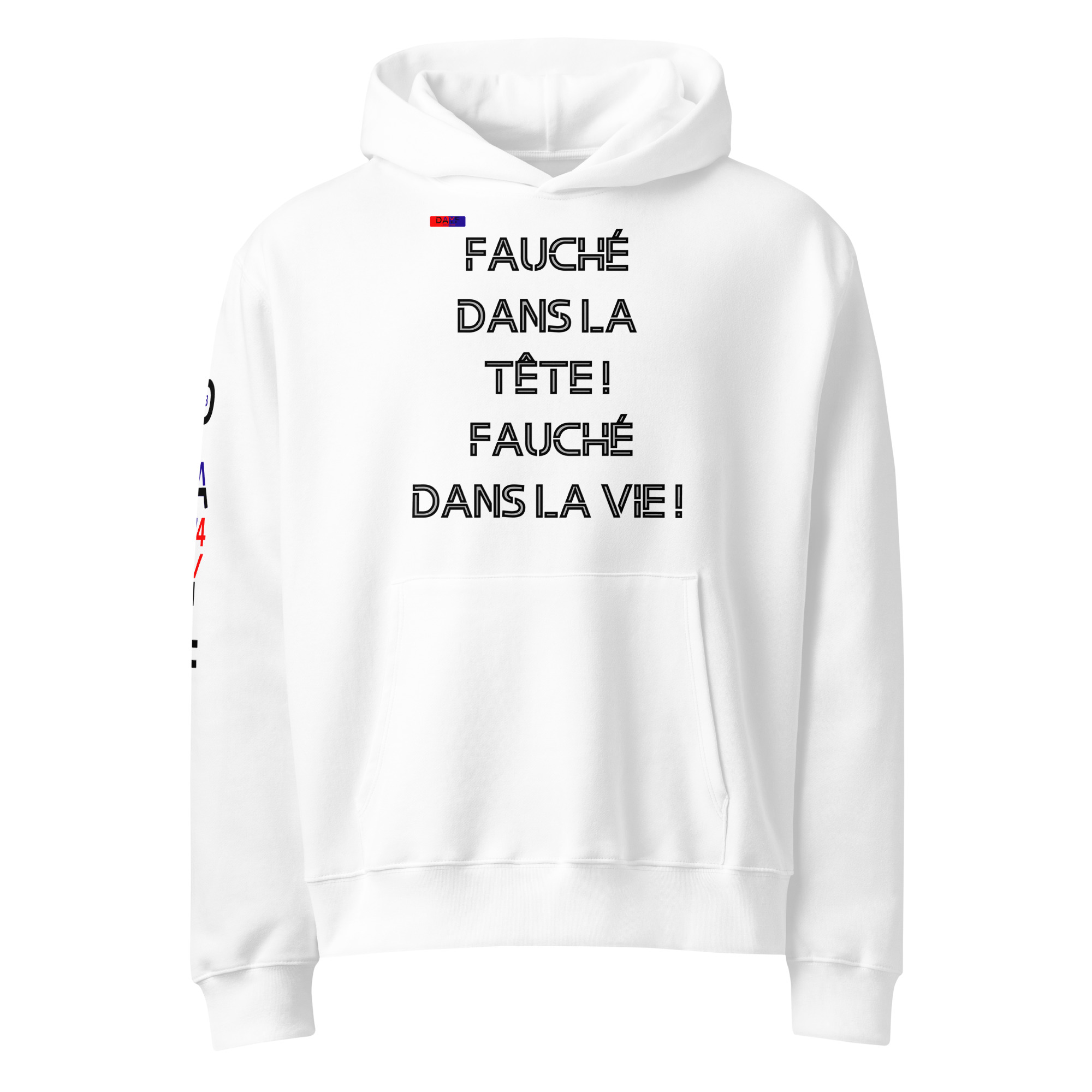 sweat à capuche épais oversize devant 8