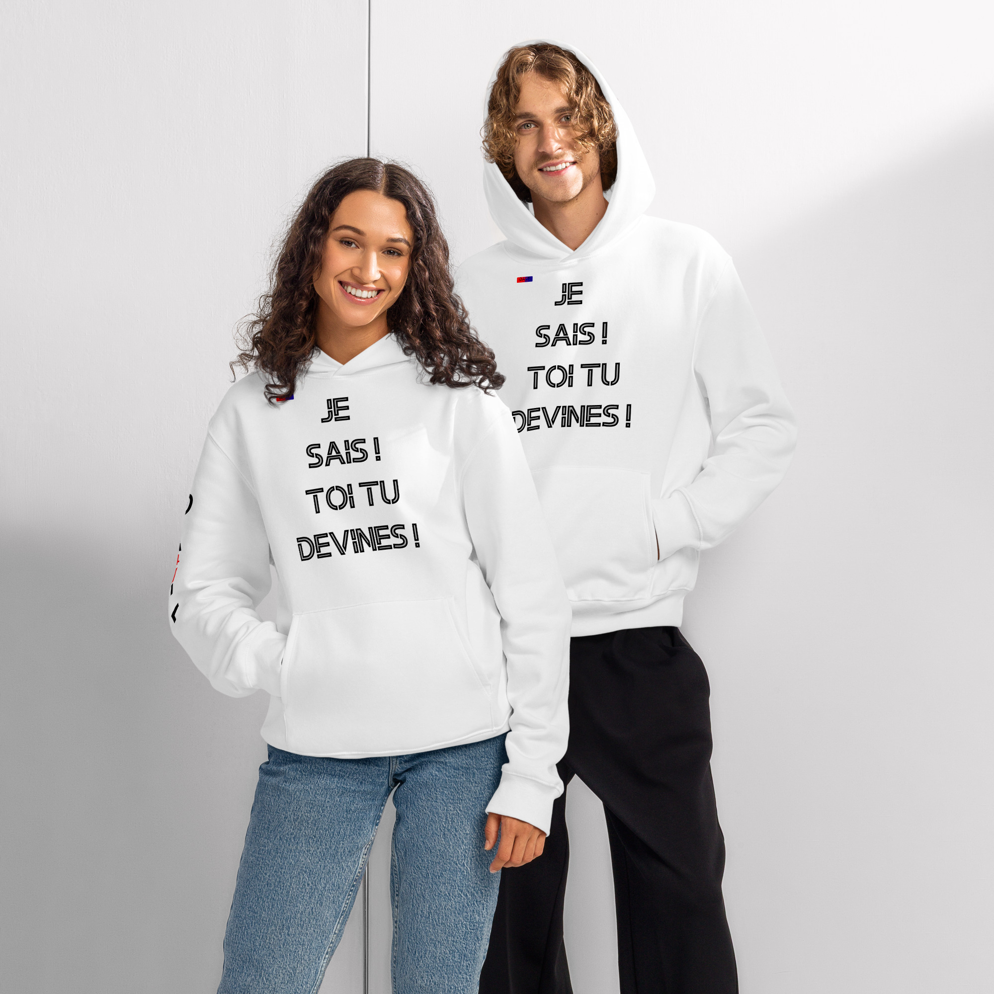 sweat à capuche épais oversize devant 4