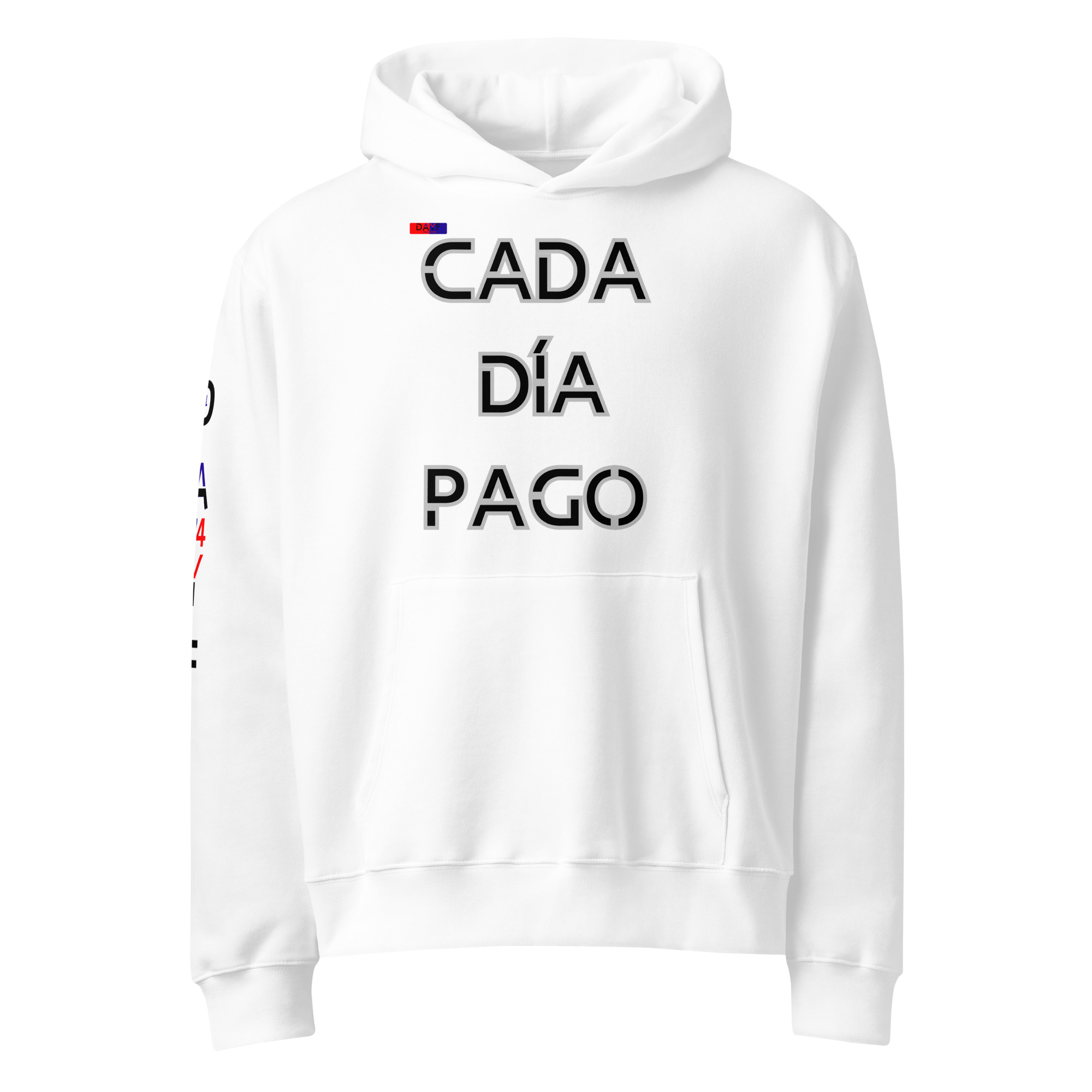 Original Dayf Design ES Collection Number 1 Oversize heavyweight hoodie Front Print – Bild 6