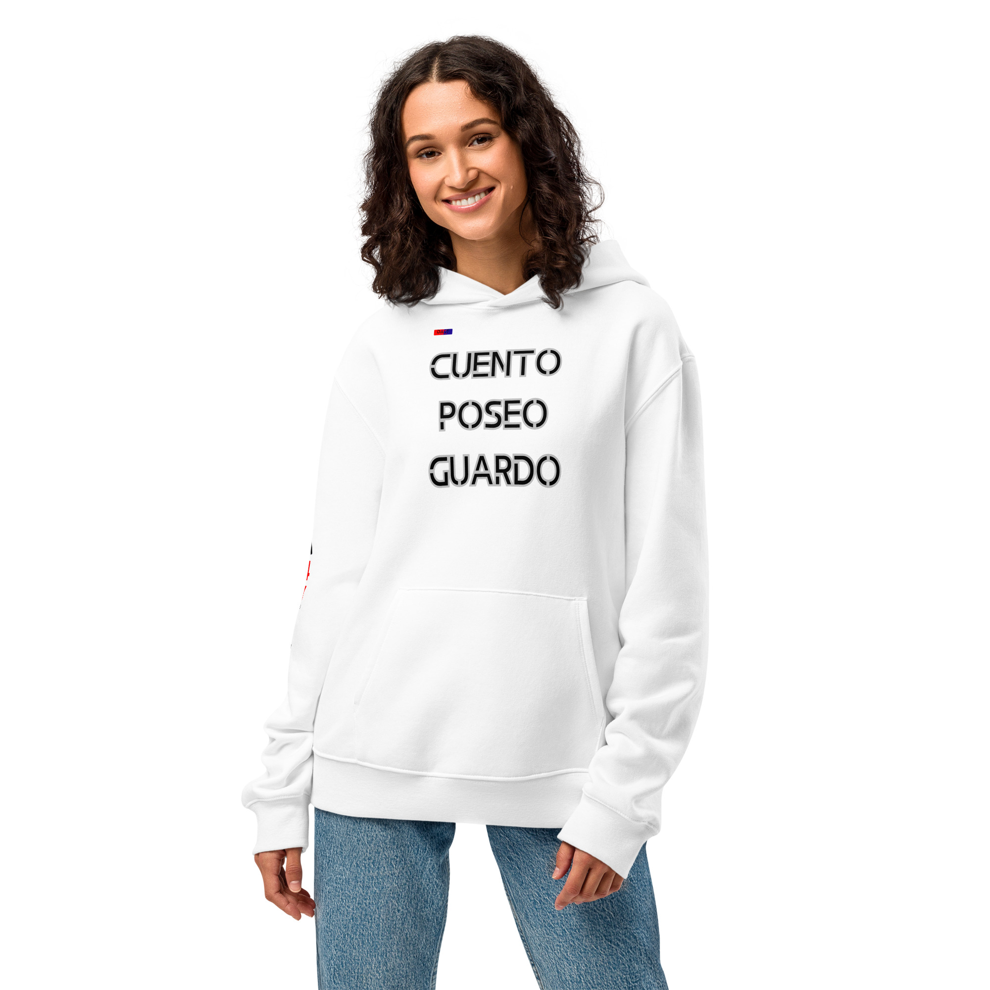Original Dayf Design ES Collection Number 7 Oversize Heavyweight Hoodie Frente Cuento Poseo Guardo – Bild 36