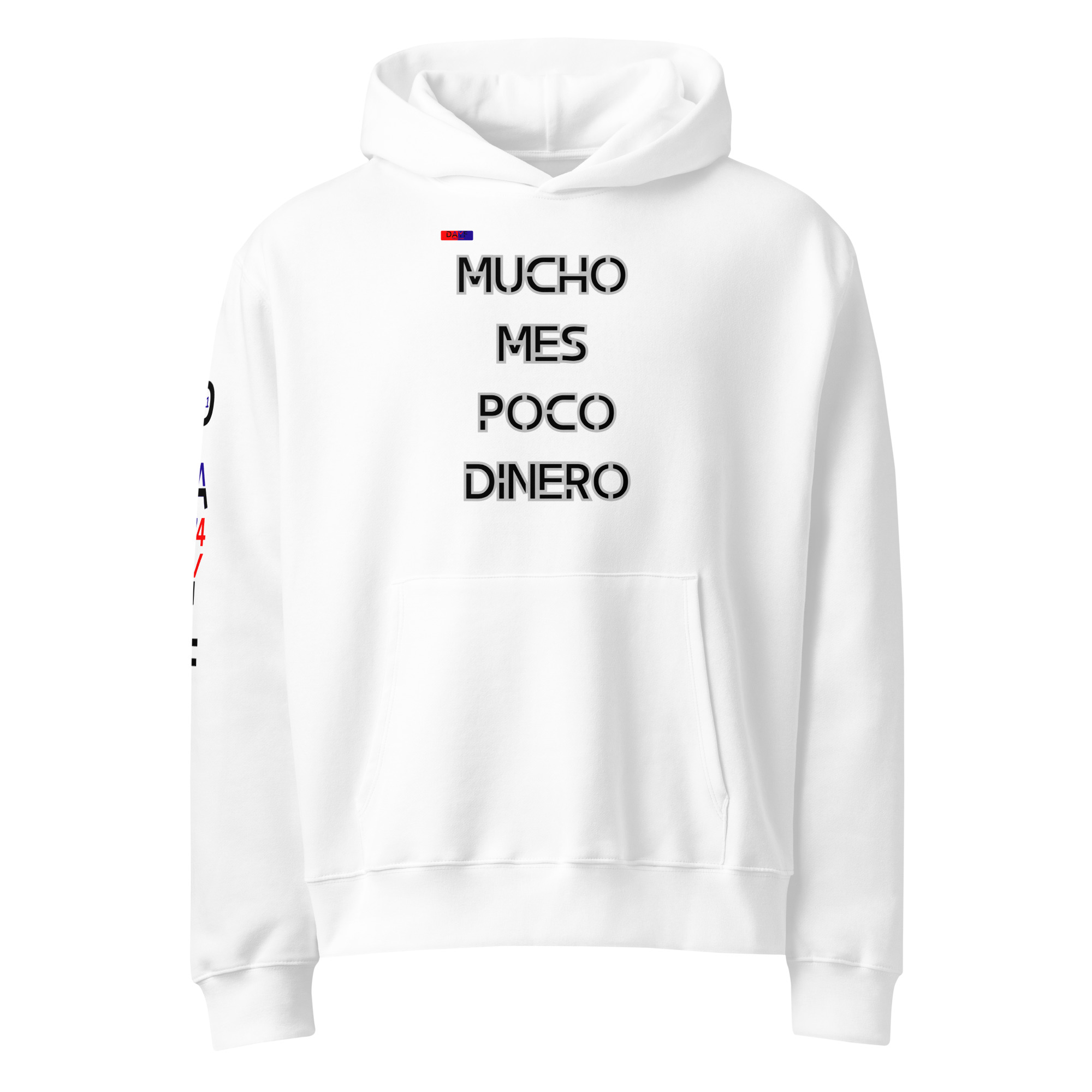 Original Dayf Design ES Collection Number 11 Oversize heavyweight hoodie Front Print – Bild 6