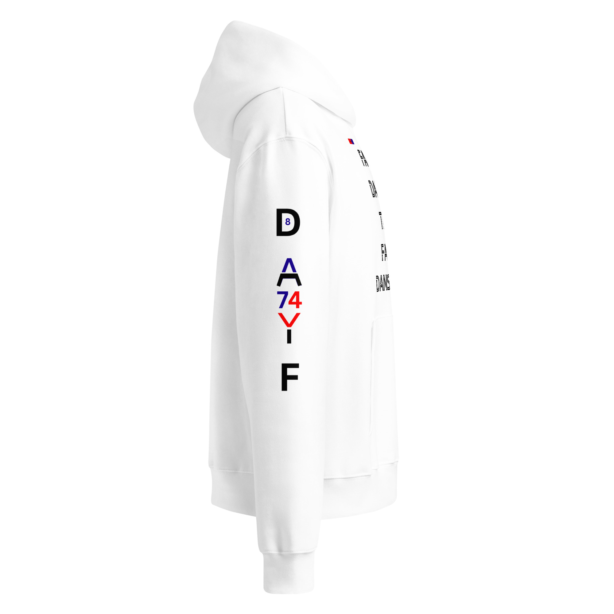 sweat à capuche épais oversize devant 8