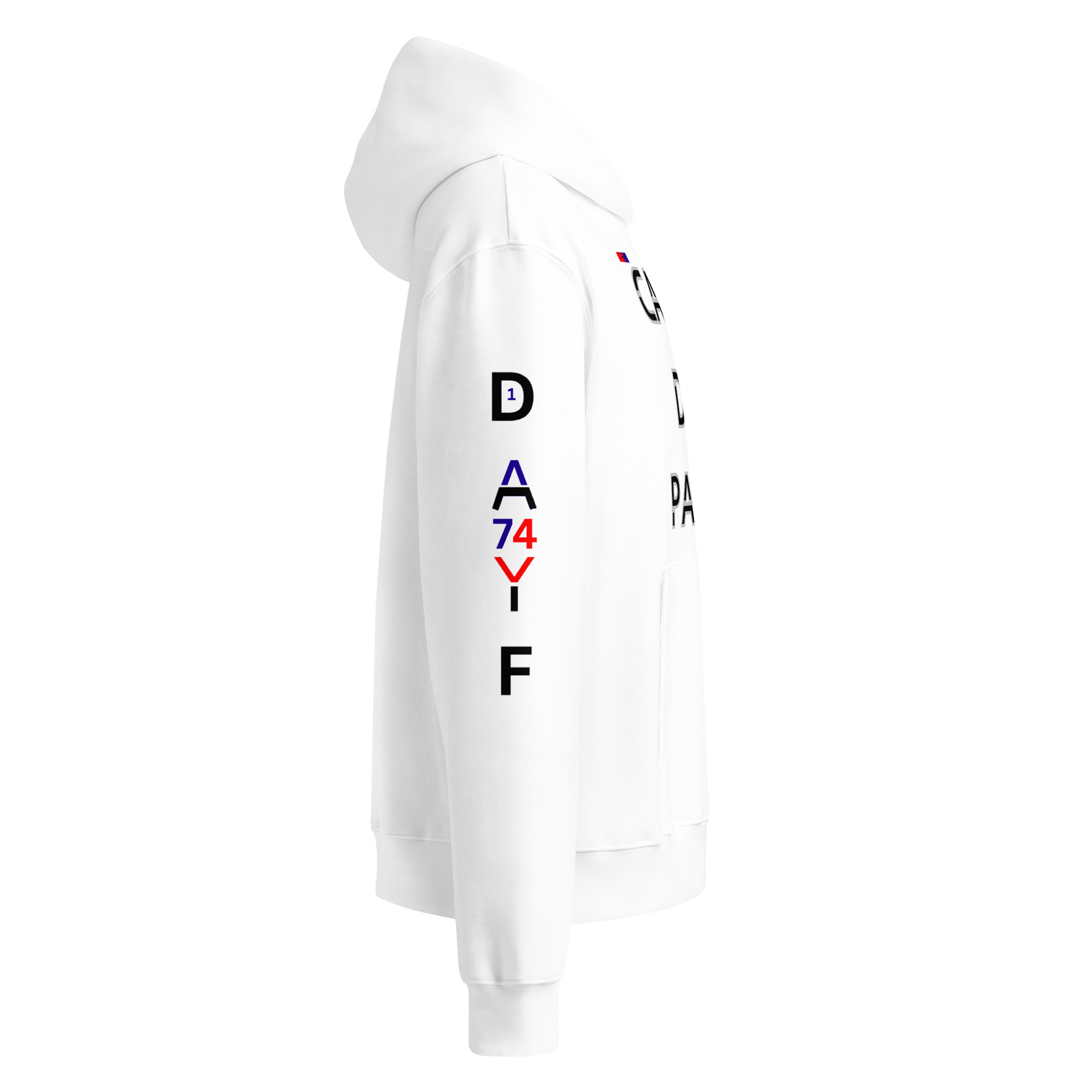 Original Dayf Design ES Collection Number 1 Oversize heavyweight hoodie Front Print – Bild 24