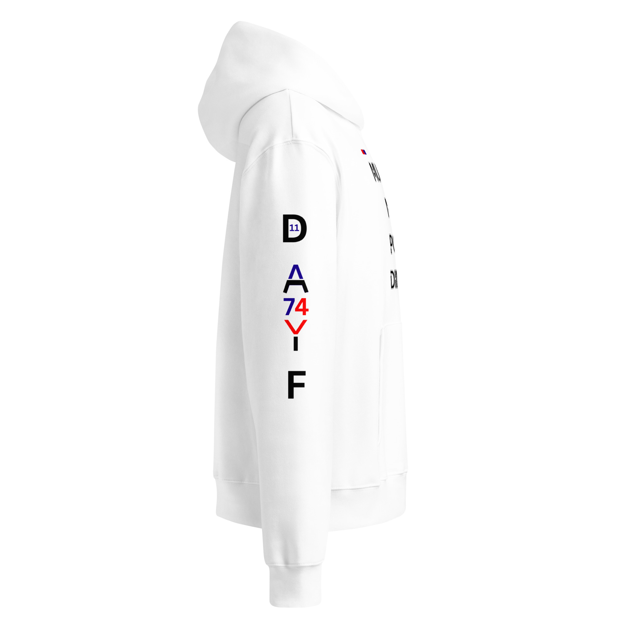 Original Dayf Design ES Collection Number 11 Oversize heavyweight hoodie Front Print – Bild 24