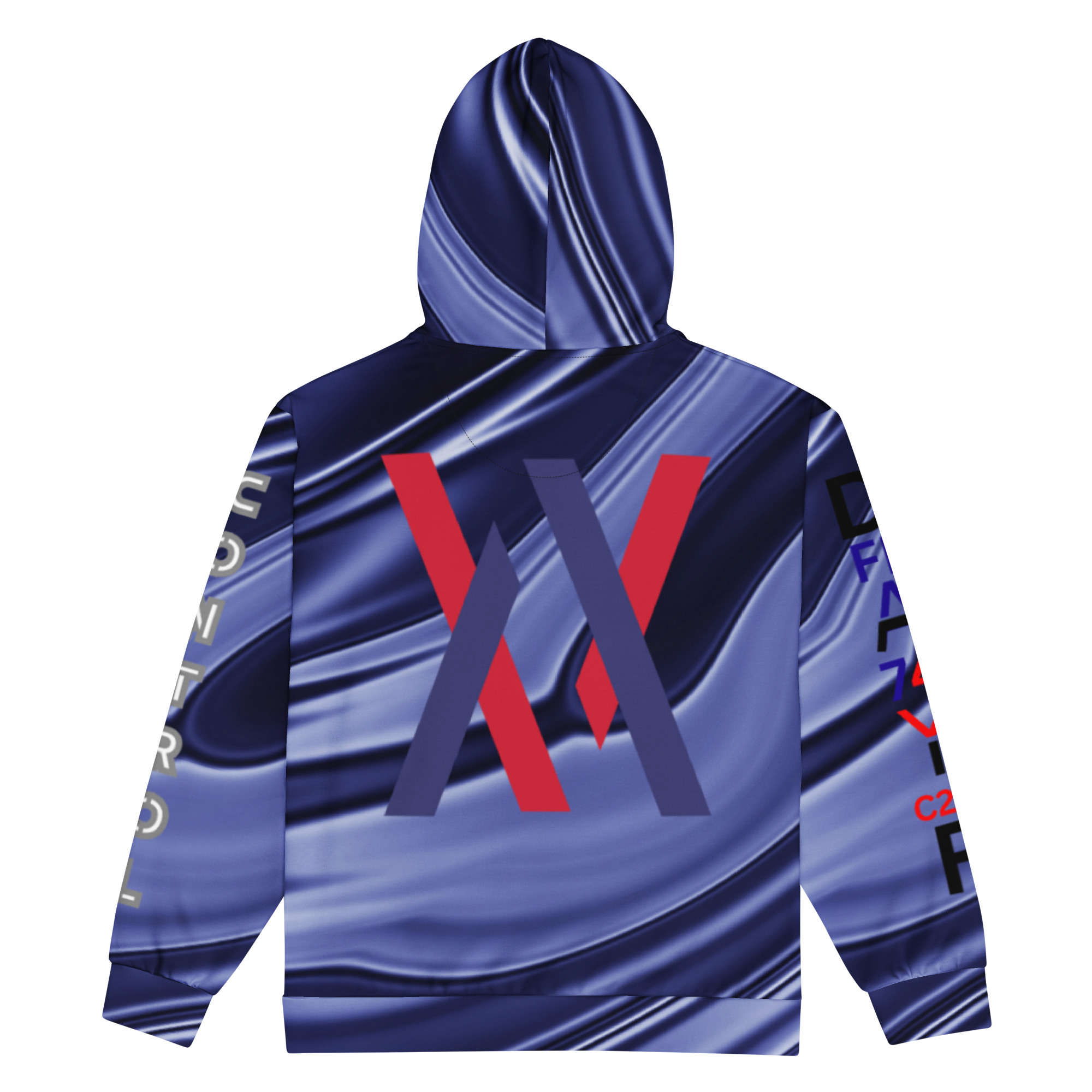 Original Dayf Control Series Number 26 Unisex Zip Hoodie Allover Control – Bild 4