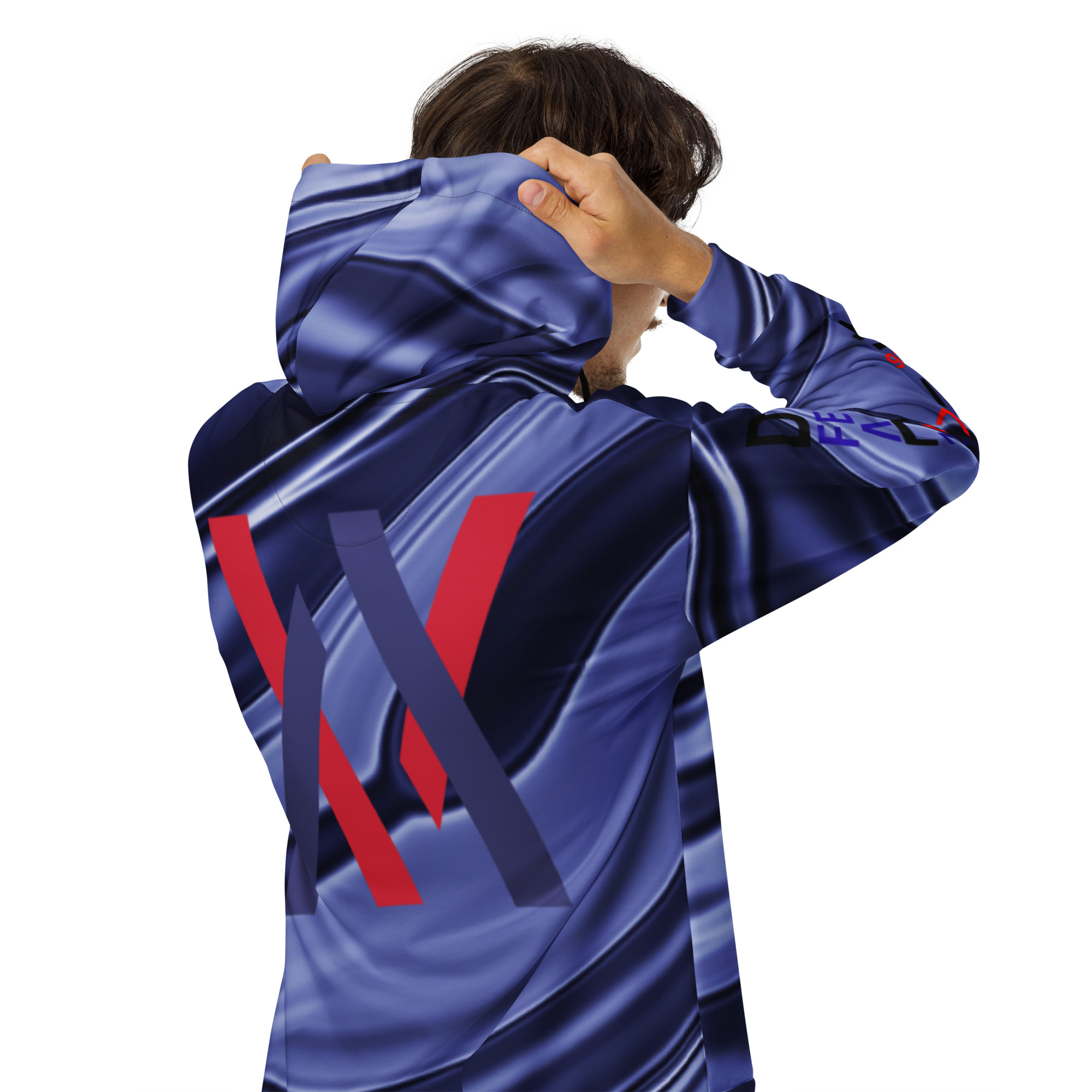 Original Dayf Control Series Number 26 Unisex Zip Hoodie Allover Control – Bild 6