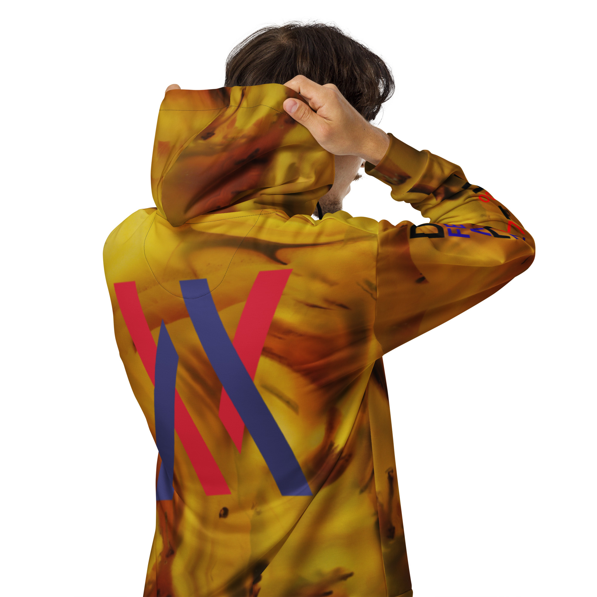 Original Dayf Control Series Number 30 Unisex Zip Hoodie Allover Control – Bild 6