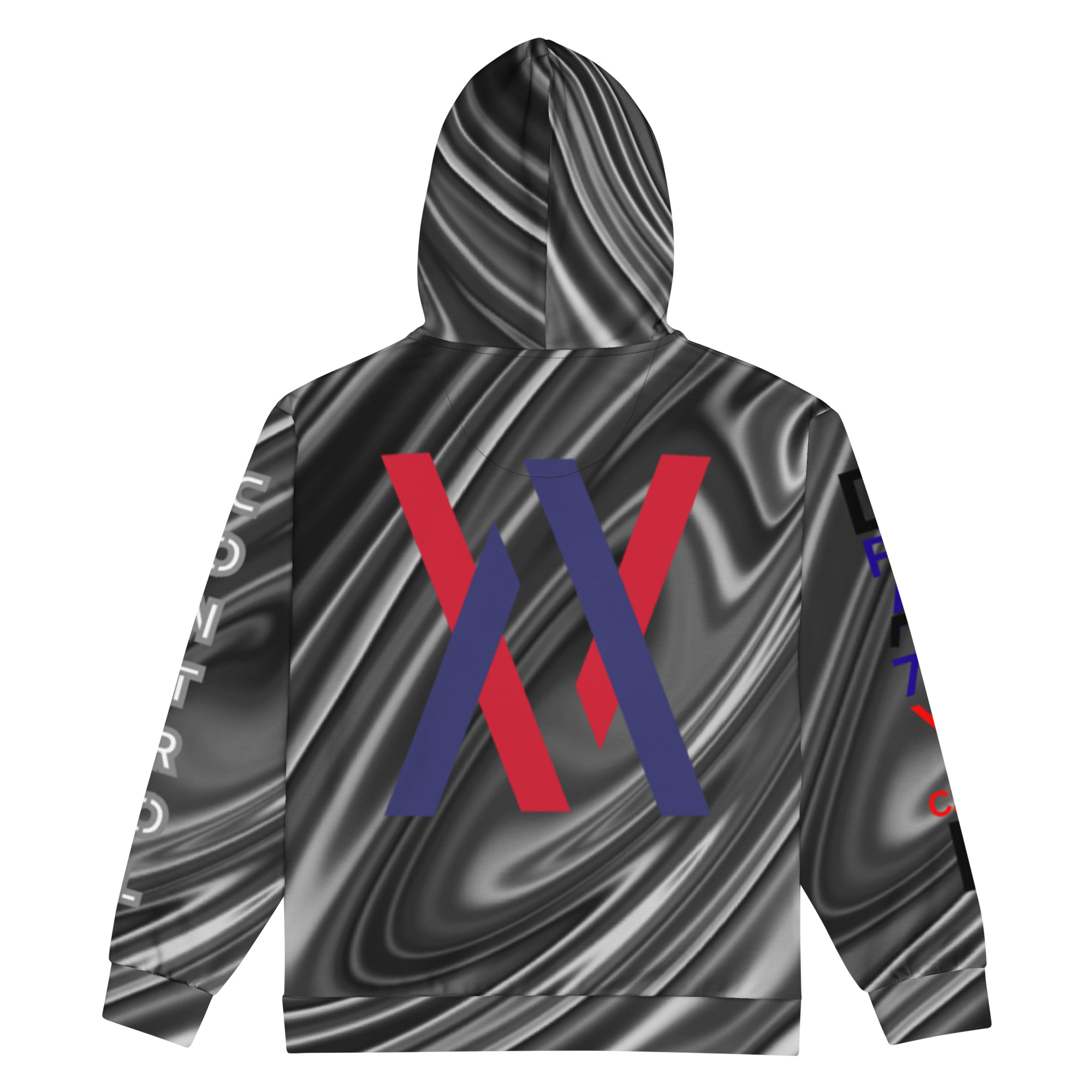 Original Dayf Serie Control Numero 28 Sweat a capuche zippe unisexe Allover Control – Bild 4