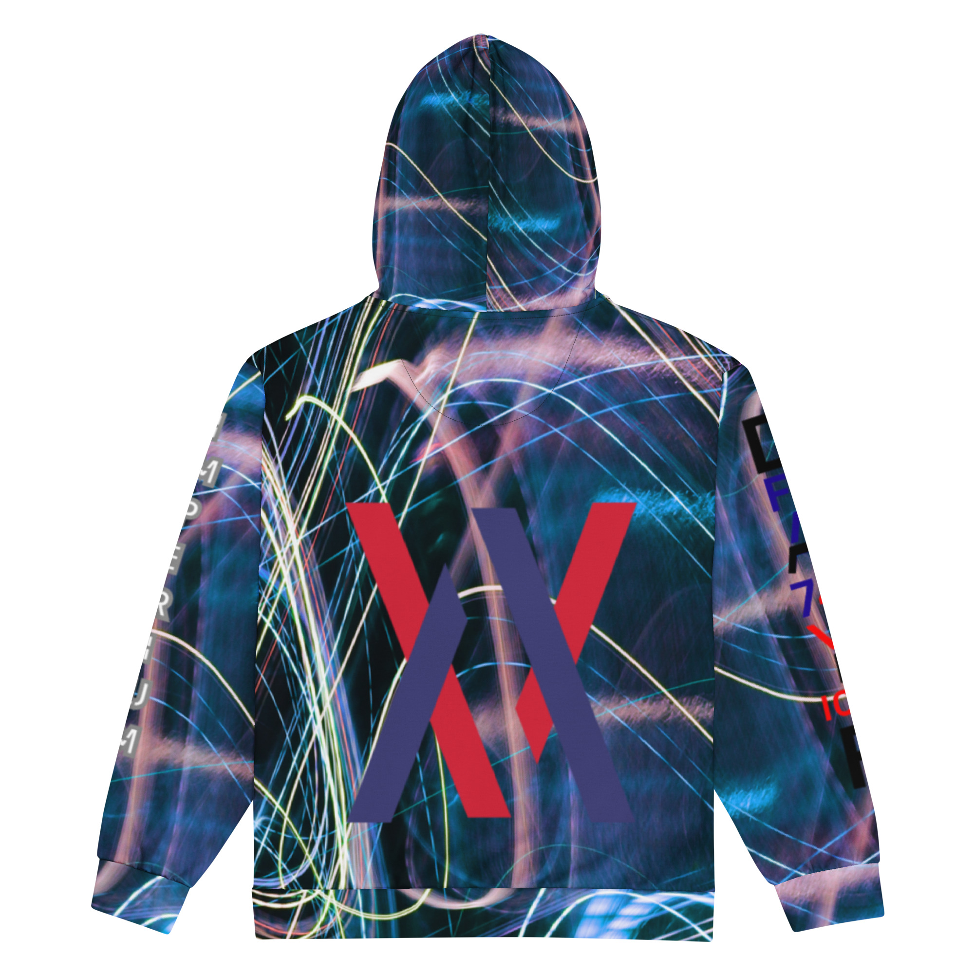 Original Dayf ES Imperium Serie Numero 2 Sudadera con capucha y cremallera unisex Allover Imperium – Bild 4