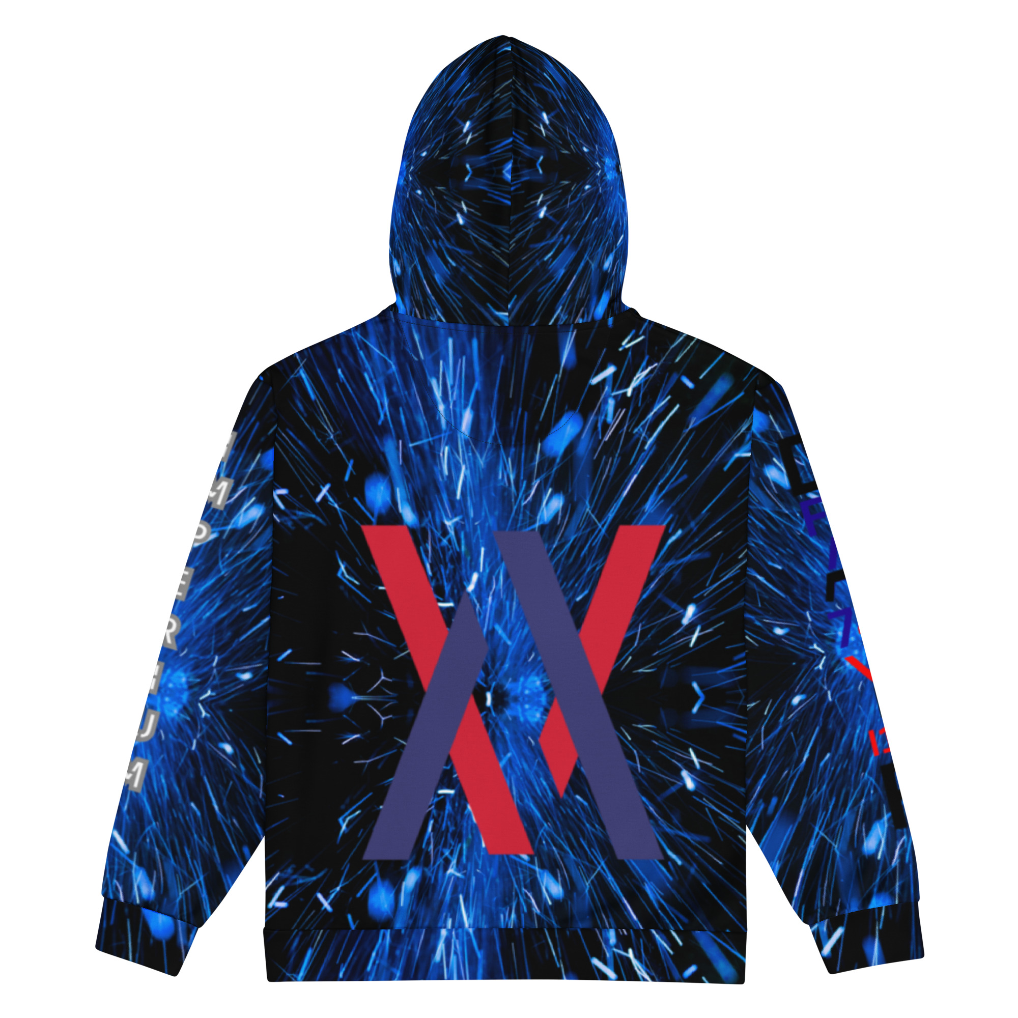 Original Dayf ES Imperium Serie Numero 12 Sudadera con capucha y cremallera unisex Allover Imperium – Bild 4