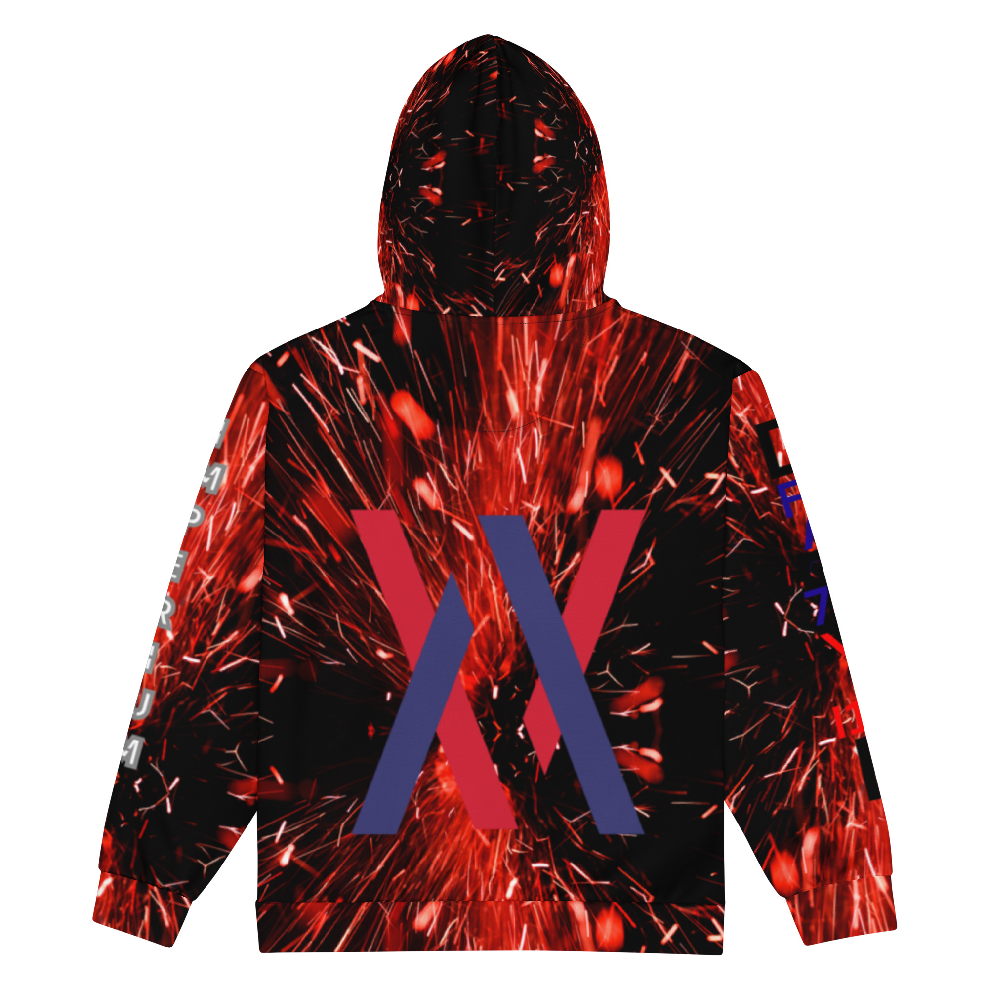 Original Dayf FR Imperium Serie Numero 13 Sweat a capuche zippe unisexe Allover Imperium – Bild 4