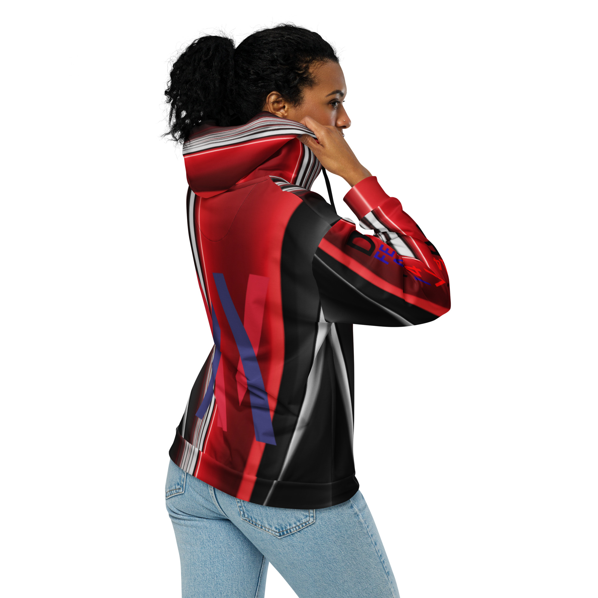 Original Dayf FR Imperium Serie Numero 14 Sweat a capuche zippe unisexe Allover Imperium – Bild 9