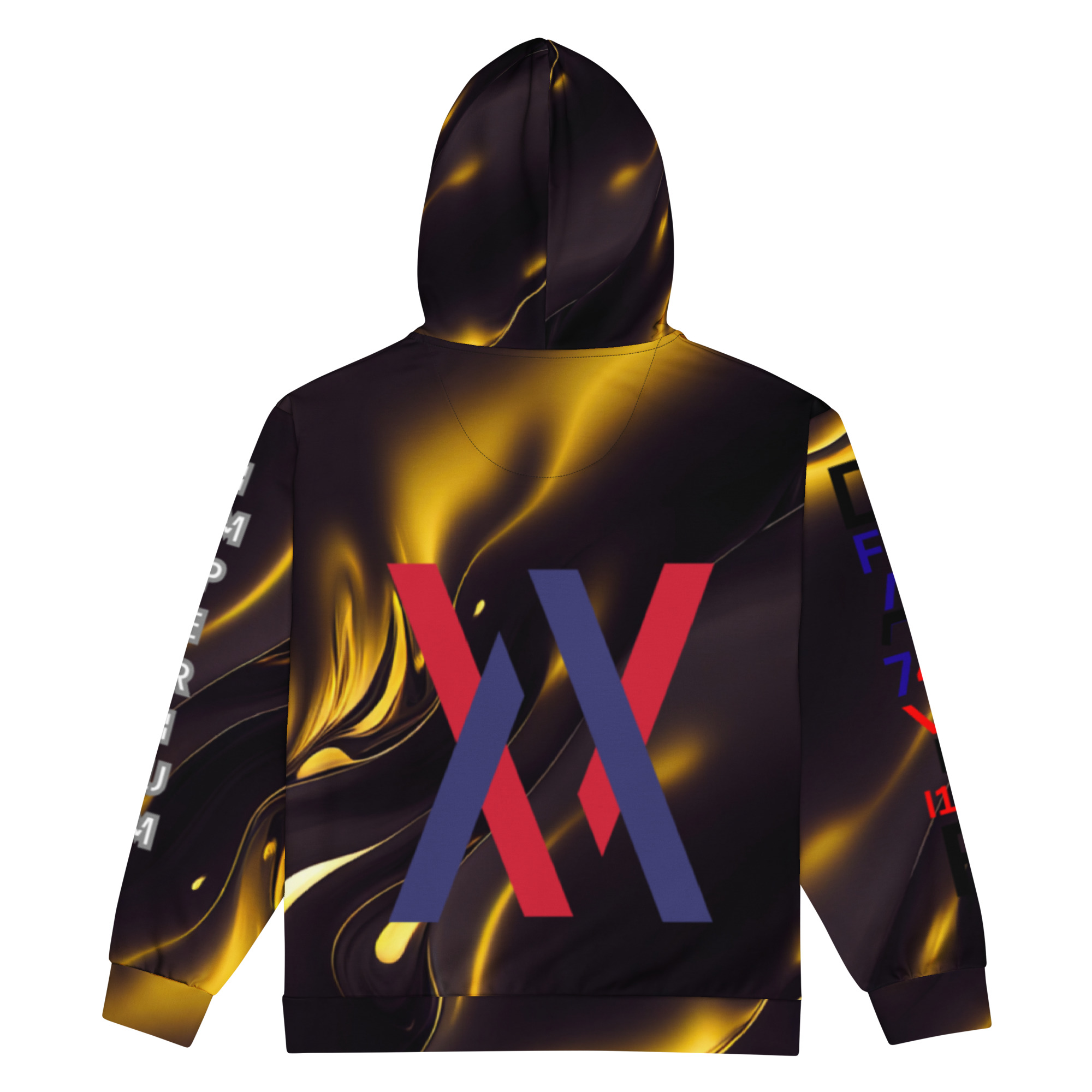 Original Dayf FR Imperium Serie Numero 16 Sweat a capuche zippe unisexe Allover Imperium – Bild 4