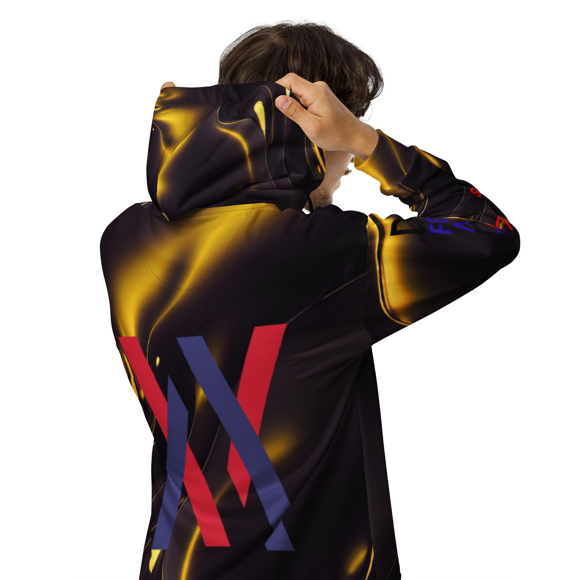 Original Dayf FR Imperium Serie Numero 16 Sweat a capuche zippe unisexe Allover Imperium – Bild 6