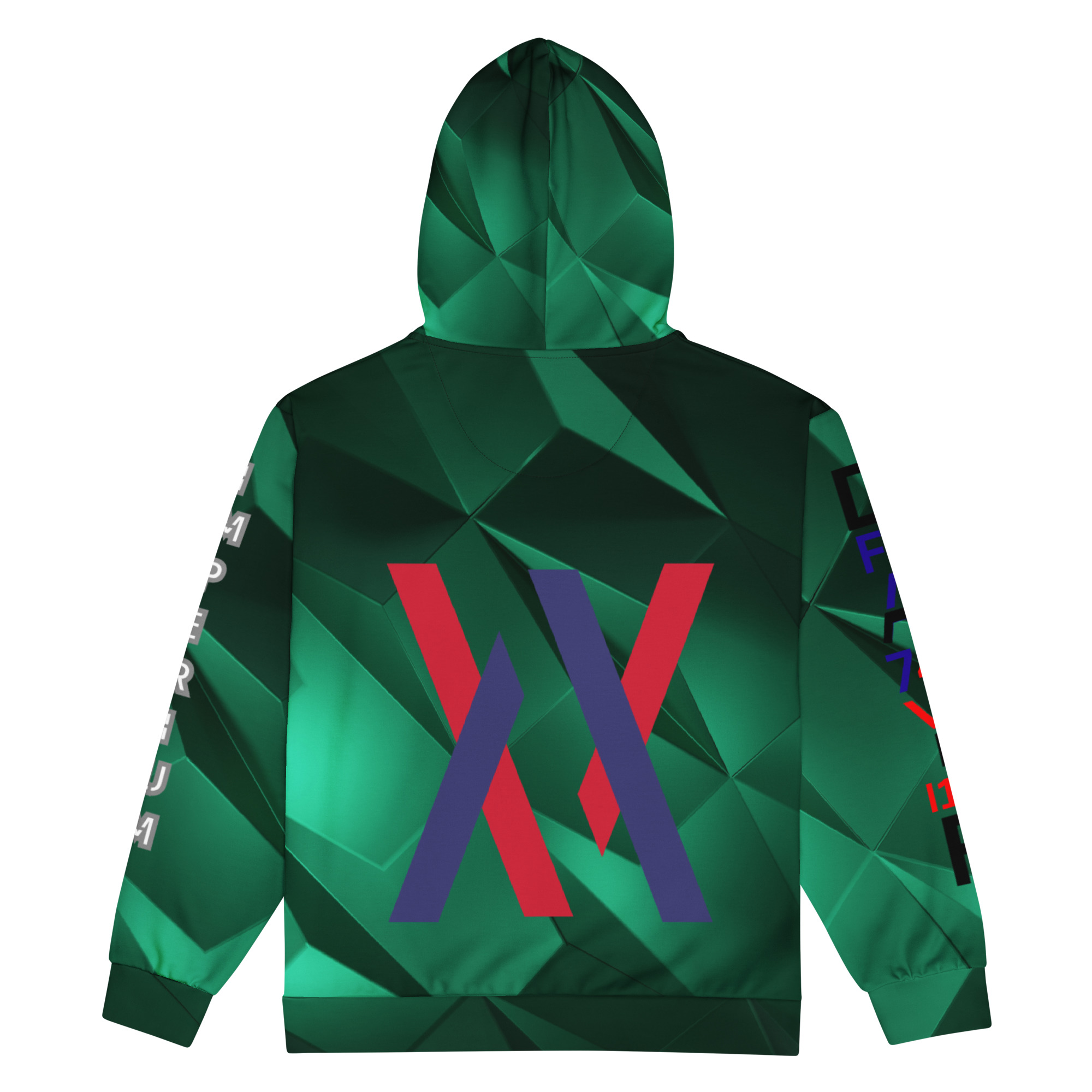 Original Dayf DE Imperium Serie Numero 17 Unisex Zip Hoodie Allover Imperium – Bild 4