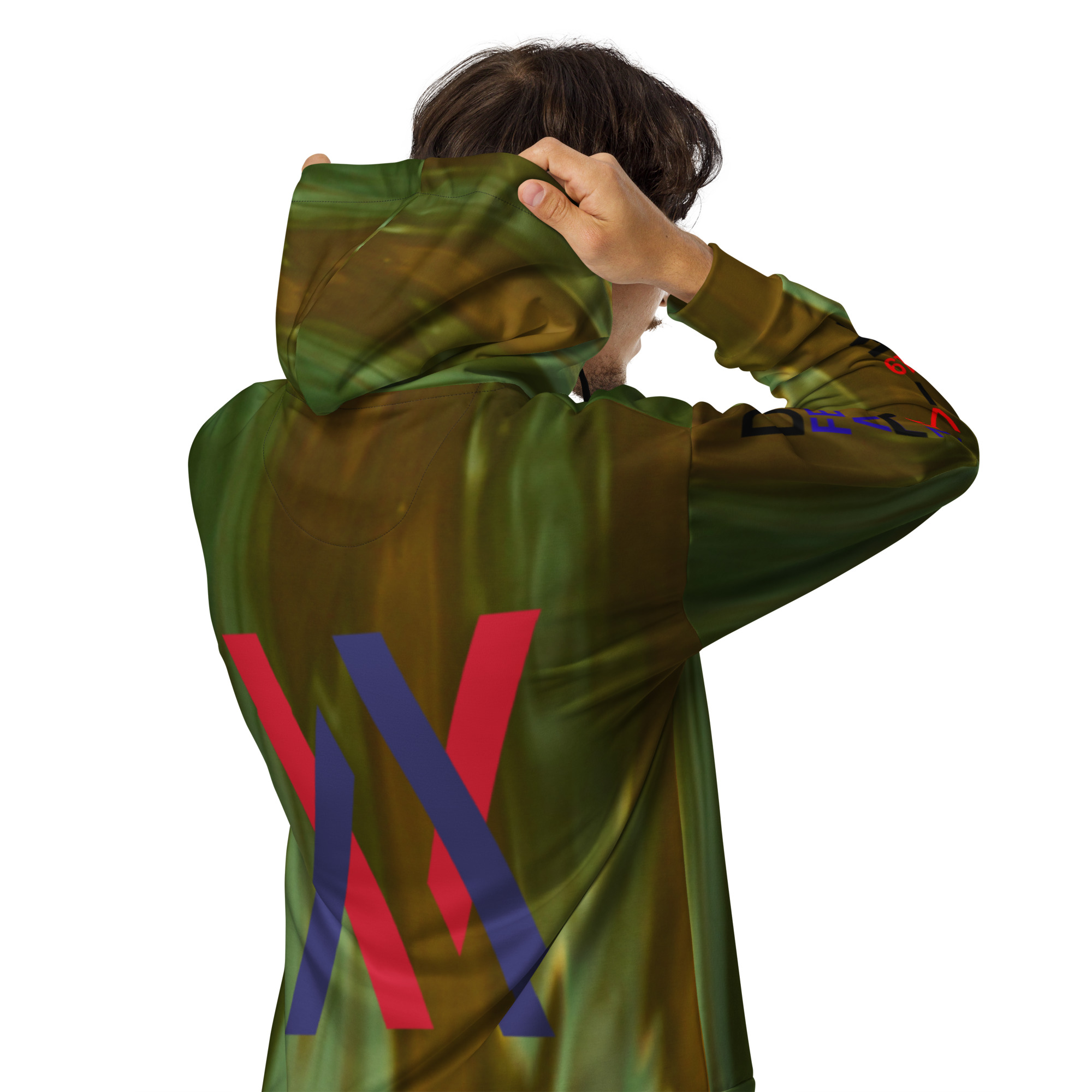 Original Dayf ES Imperium Serie Numero 19 Sudadera con capucha y cremallera unisex Allover Imperium – Bild 6