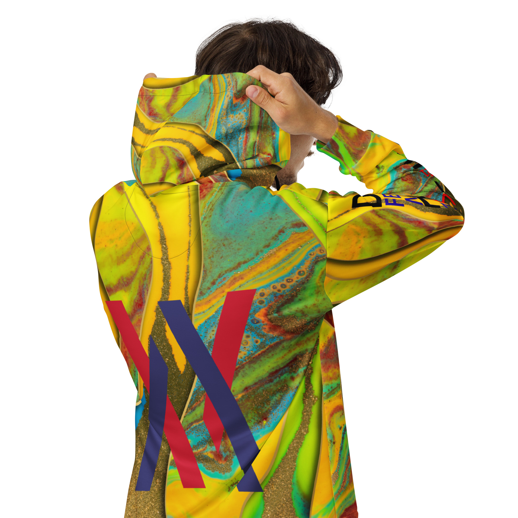 Original Dayf DE Imperium Serie Numero 21 Unisex Zip Hoodie Allover Imperium – Bild 6