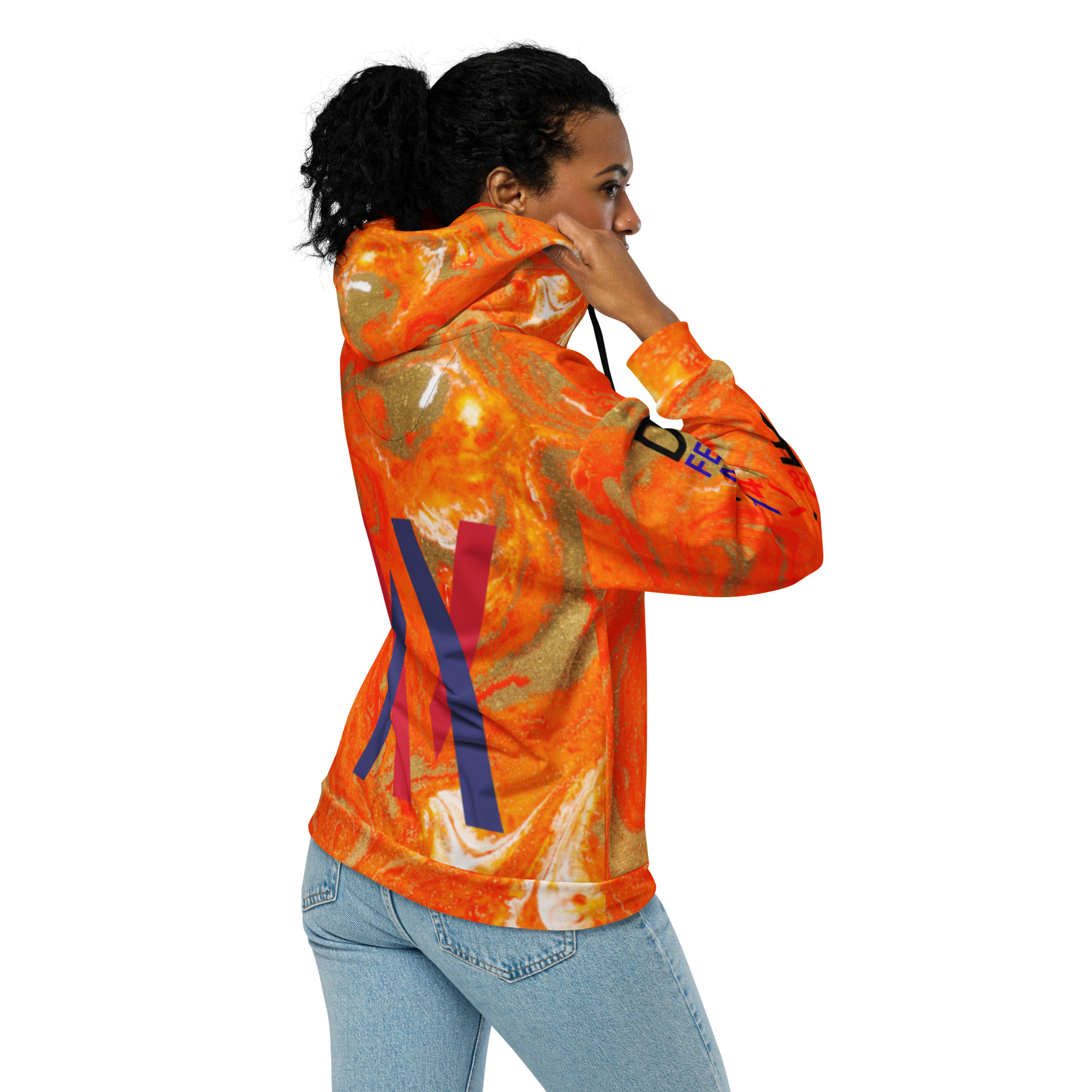 Original Dayf EN Imperium Serie Numero 28 Unisex Zip Hoodie Allover Imperium – Bild 9