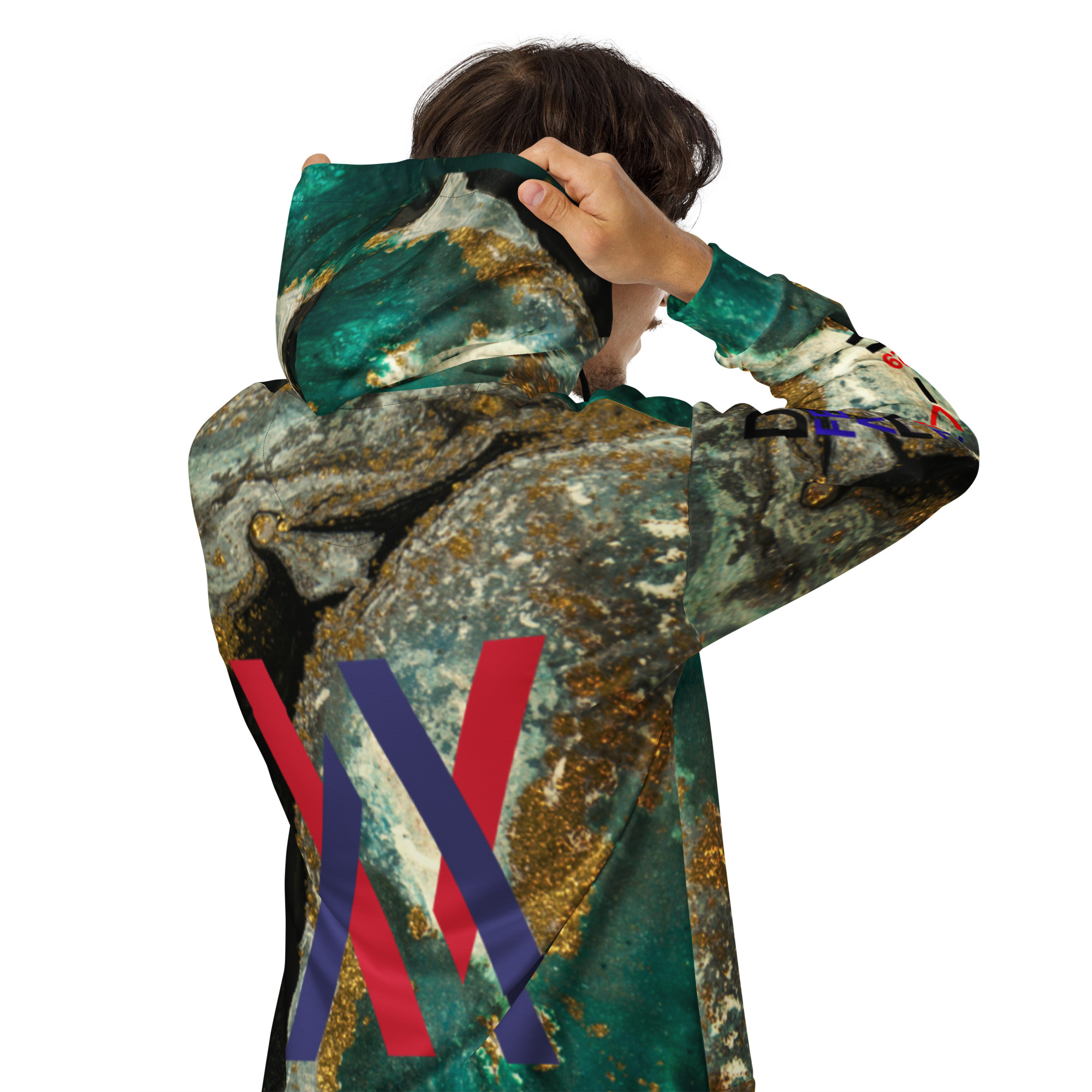 Original Dayf EN Imperium Serie Numero 29 Unisex Zip Hoodie Allover Imperium – Bild 6