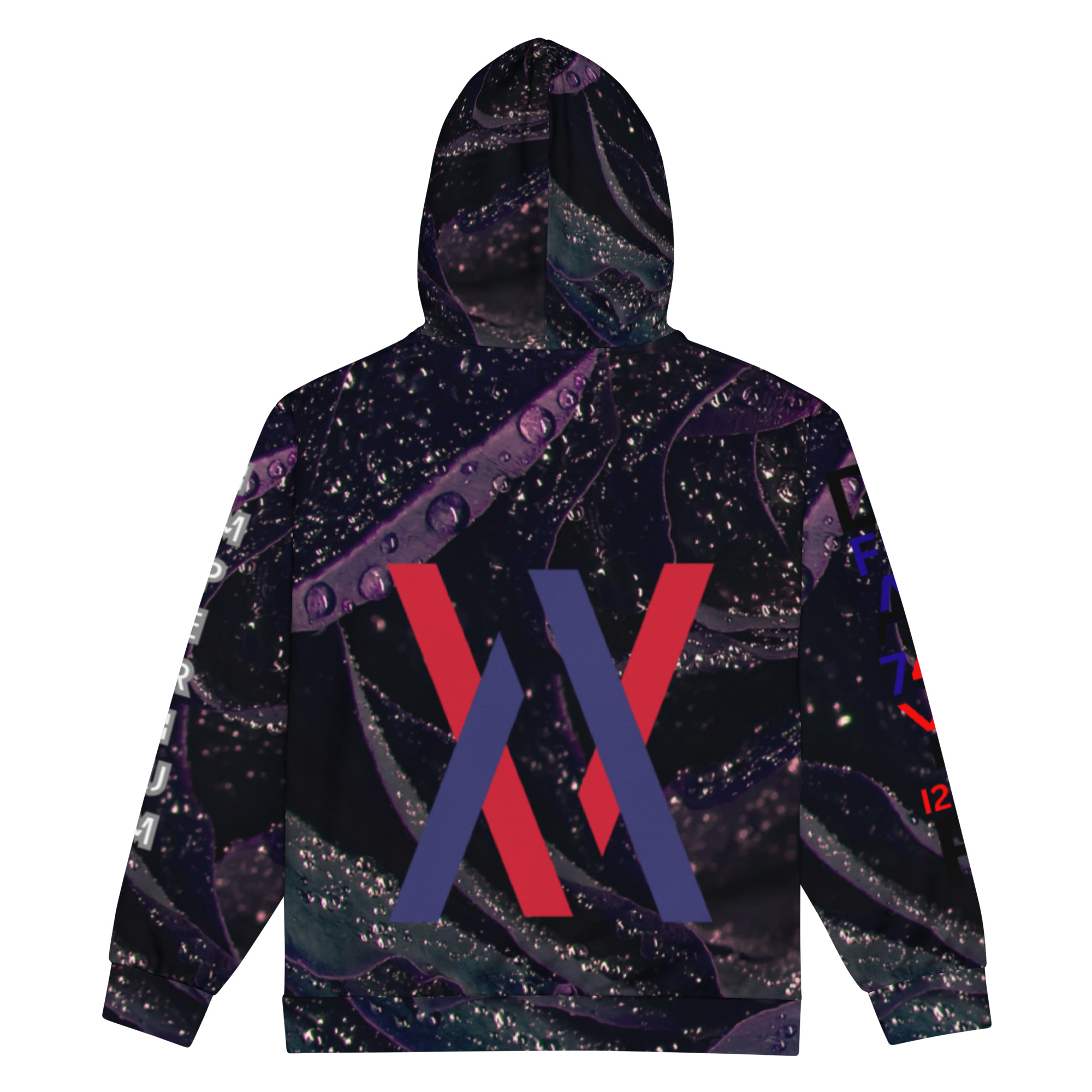 Original Dayf ES Imperium Serie Numero 25 Sudadera con capucha y cremallera unisex Allover Imperium – Bild 4