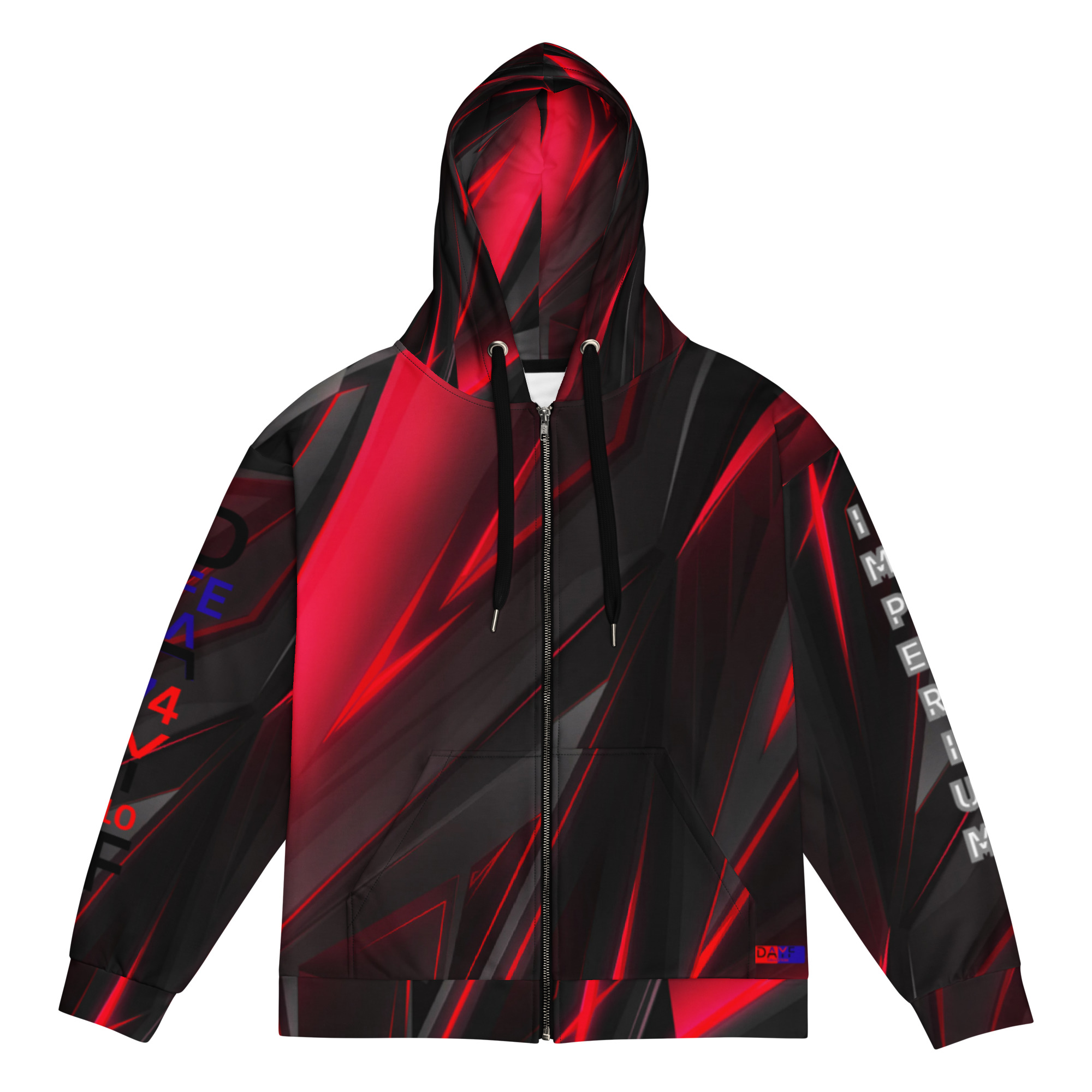 Original Dayf EN Imperium Serie Numero 10 Unisex Zip Hoodie Allover Imperium – Bild 3