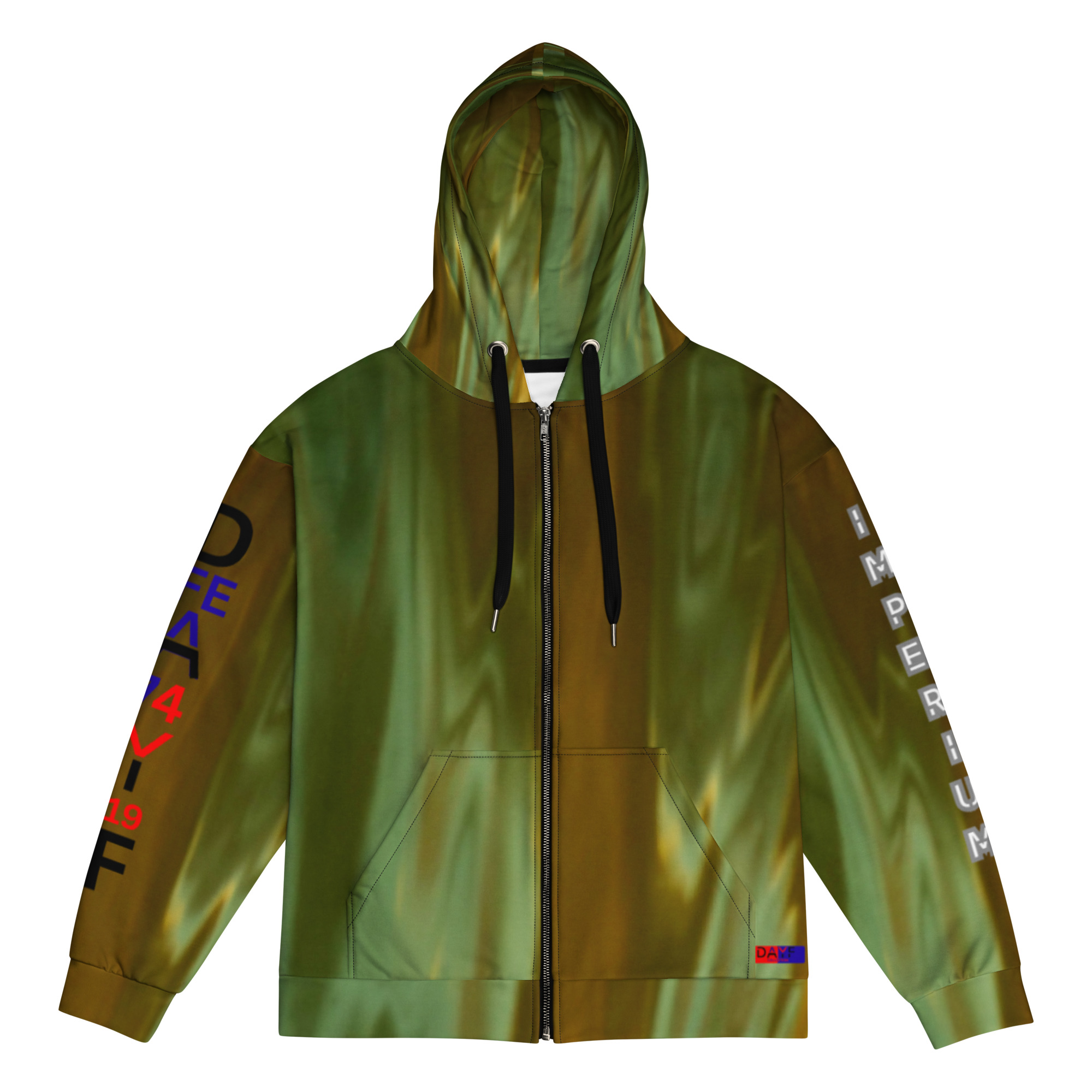 Original Dayf EN Imperium Serie Numero 19 Unisex Zip Hoodie Allover Imperium – Bild 3