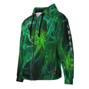 Dayf DE Zip Hoodie Allover mit dem Wort Imperium Serie Numero 3