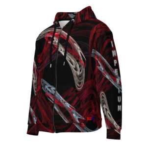 Dayf EN Zip Hoodie Allover with the word Imperium Serie Numero 1