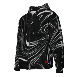 Dayf FR sweat zippe allover avec le mot Imperium Serie Numero 4