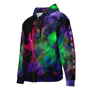 Dayf FR sweat zippe allover avec le mot Imperium Serie Numero 6