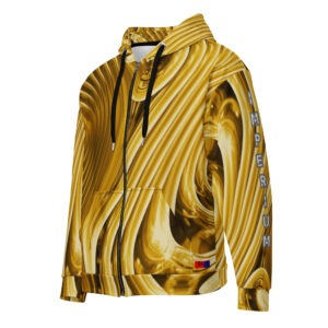 Dayf FR sweat zippe allover avec le mot Imperium Serie Numero 8