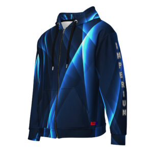 Dayf FR sweat zippe allover avec le mot Imperium Serie Numero 11