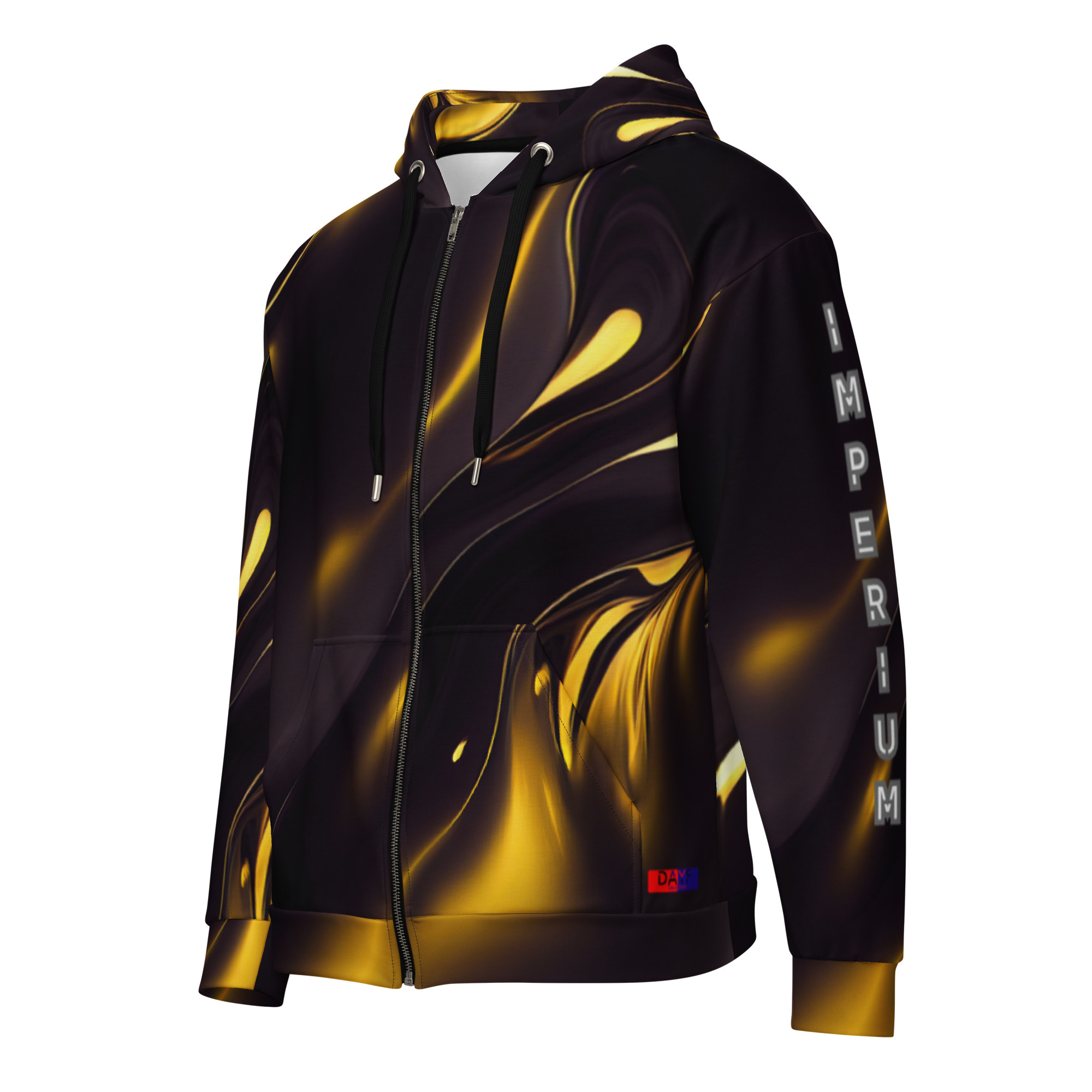 Dayf FR sweat zippe allover avec le mot Imperium Serie Numero 16