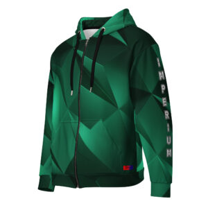 Dayf FR sweat zippe allover avec le mot Imperium Serie Numero 17