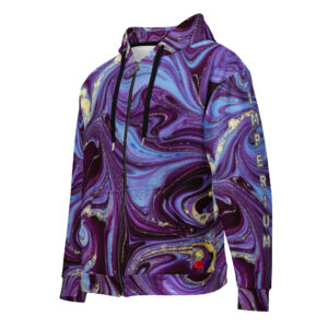 Dayf ES sudadera con cremallera allover con la palabra Imperium Serie Numero 23