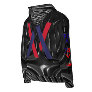 Original Dayf Serie Control Numero 9 Sweat a capuche zippe unisexe Allover Control