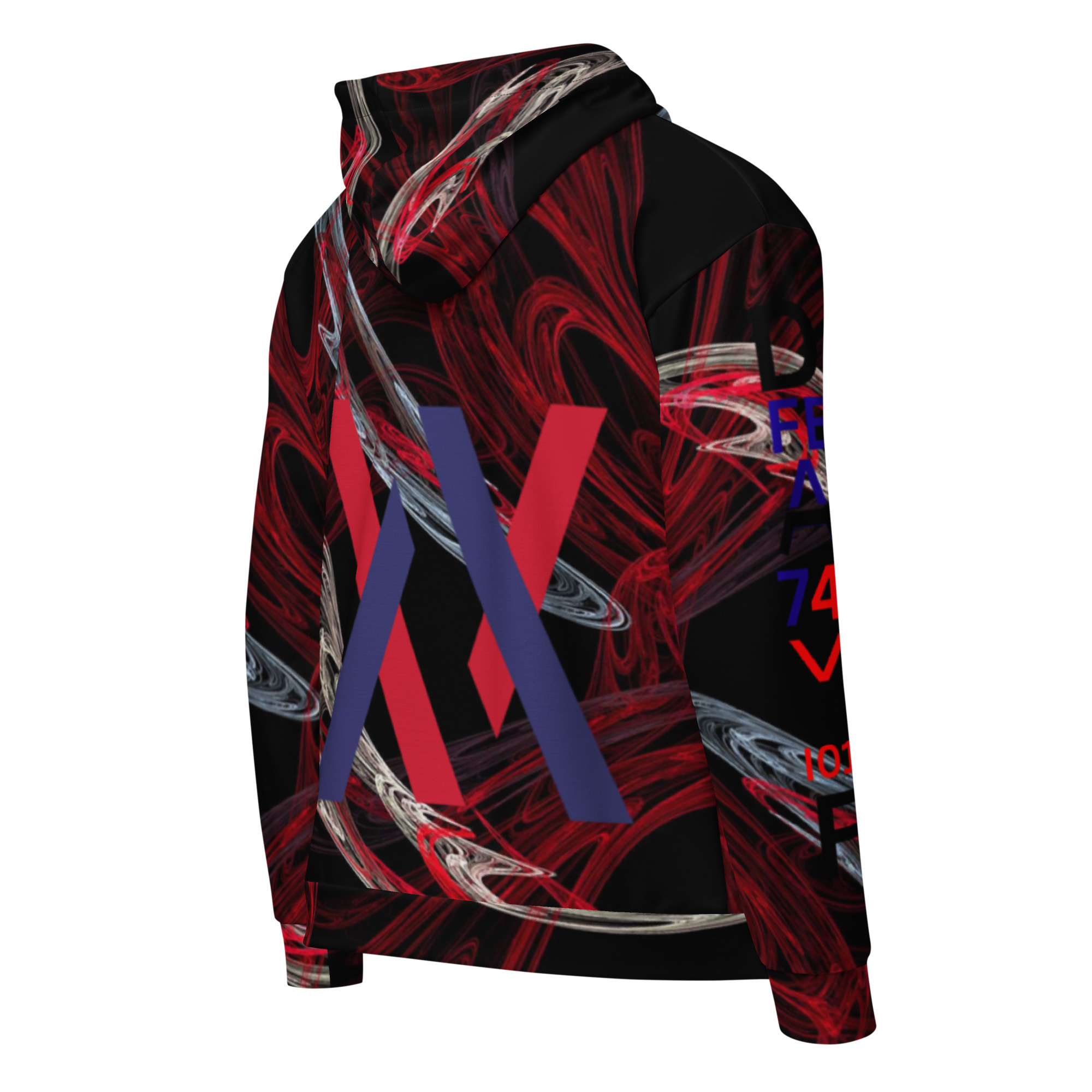 Original Dayf EN Imperium Serie Numero 1 Unisex Zip Hoodie Allover Imperium – Bild 2