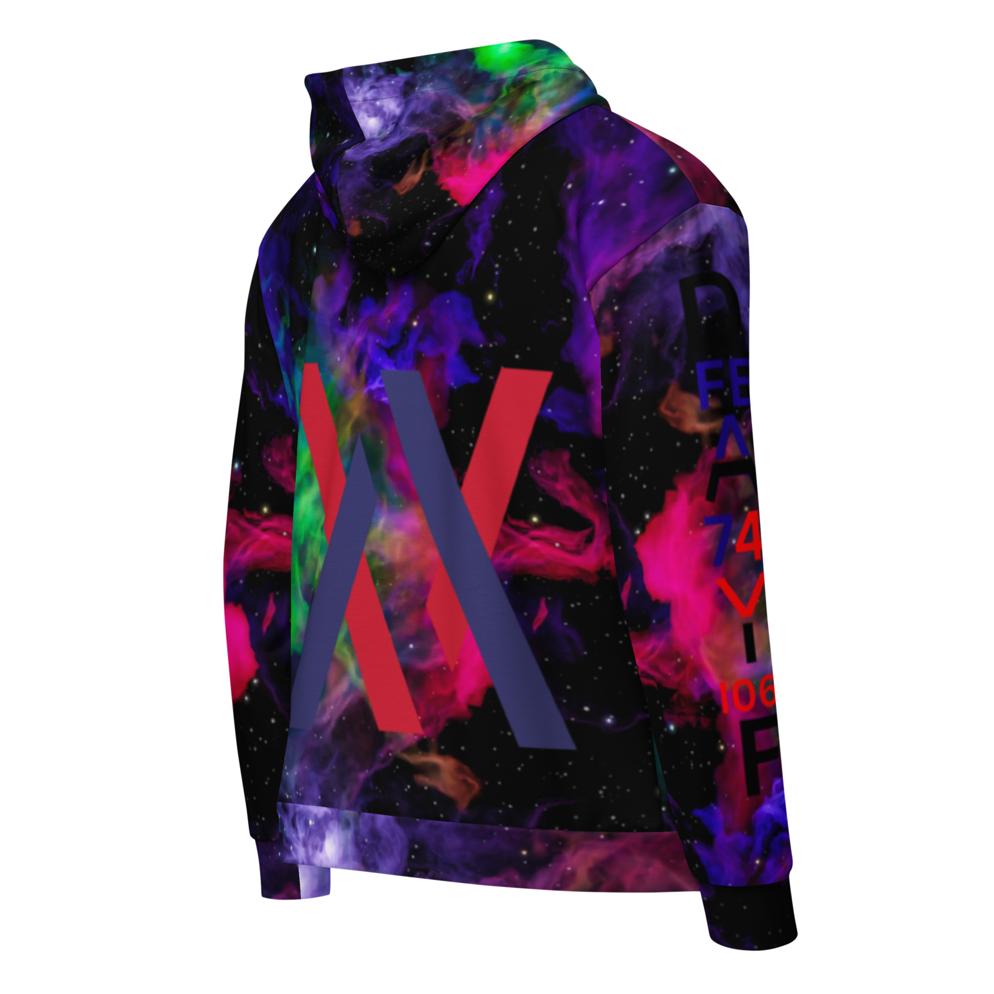 Original Dayf FR Imperium Serie Numero 6 Sweat a capuche zippe unisexe Allover Imperium – Bild 2