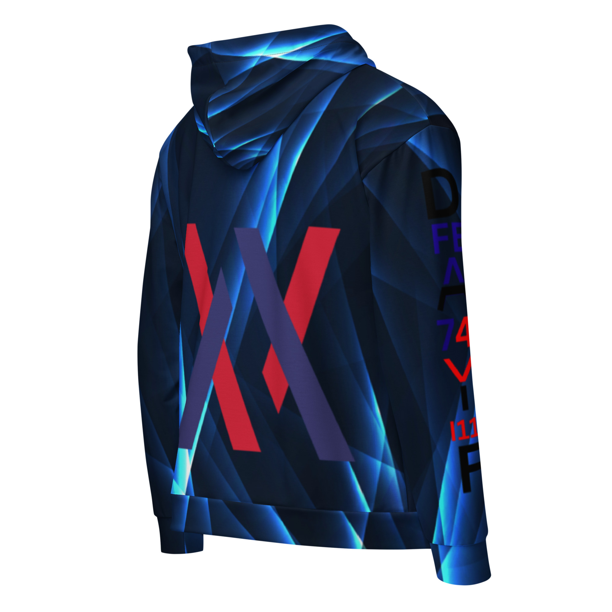 Original Dayf EN Imperium Serie Numero 11 Unisex Zip Hoodie Allover Imperium – Bild 2