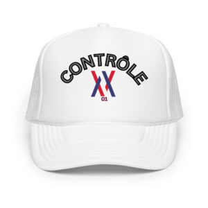 Casquette trucker Dayf avec inscription CONTRÔLE NO 01