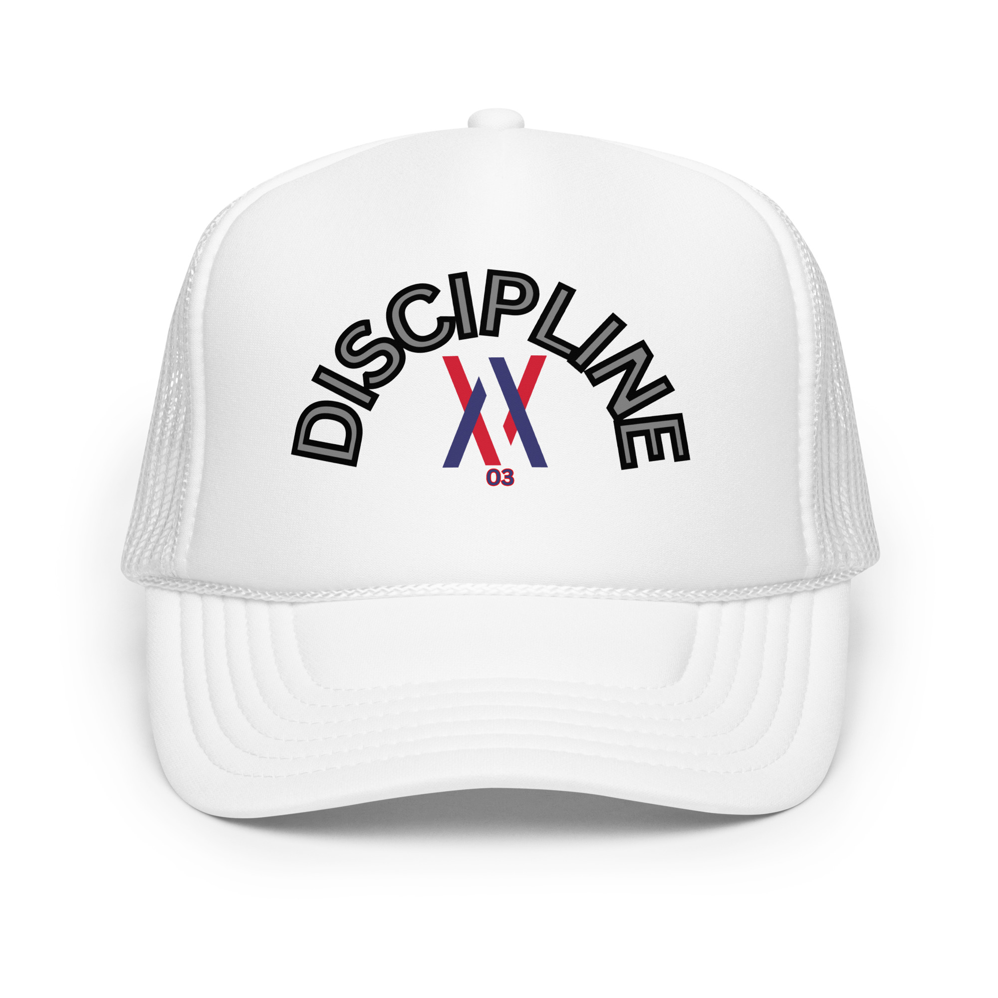 Casquette trucker Dayf avec inscription DISCIPLINE NO 03