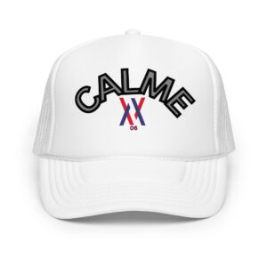 Casquette trucker Dayf avec inscription CALME NO 06