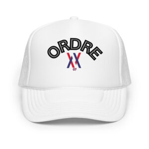 Casquette trucker Dayf avec inscription ORDRE NO 07