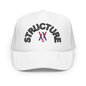 Casquette trucker Dayf avec inscription STRUCTURE NO 08