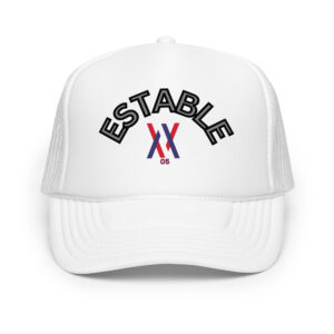 Gorra Trucker Dayf con texto ESTABLE NO 05