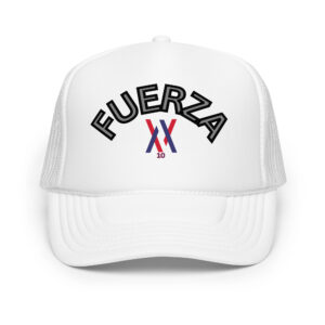 Gorra Trucker Dayf con texto FUERZA NO 10